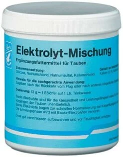 Backs - Elektrolyt-Pulver - Ergänzungsfutter Für Tauben - 500g