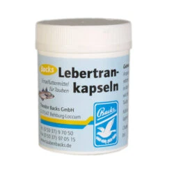 Backs - Lebertrankapseln - Zusatzfutter Für Tauben - 100 Stück