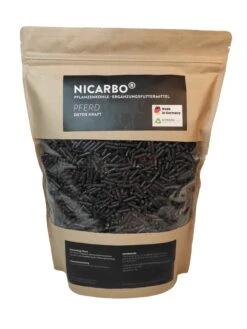 NICARBO Pflanzenkohle - Ergänzungsfutter Pferd 2kg