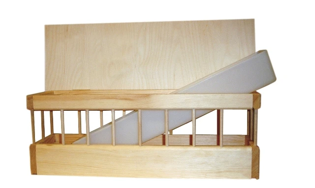 Futterrinne Herwi Mit Deckel Inkl. Schale 100cm 1 Futterrinne Herwi Mit Deckel Inkl. Schale 100cm