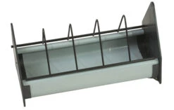 Futterrinne Mit Kippgitter Aus Kunststoff 25cm