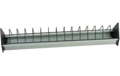 Futterrinne Mit Kippgitter Aus Kunststoff 75cm