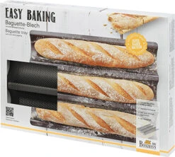 Baguette-Blech Easy Baking 385x28 Cm Mit Antihaftbeschichtung