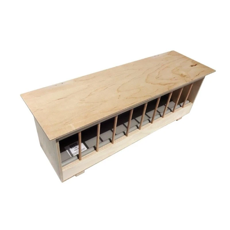 Futterrinne Mit Deckel Inkl. Einsatz 75cm 1 Futterrinne Mit Deckel Inkl. Einsatz 75cm