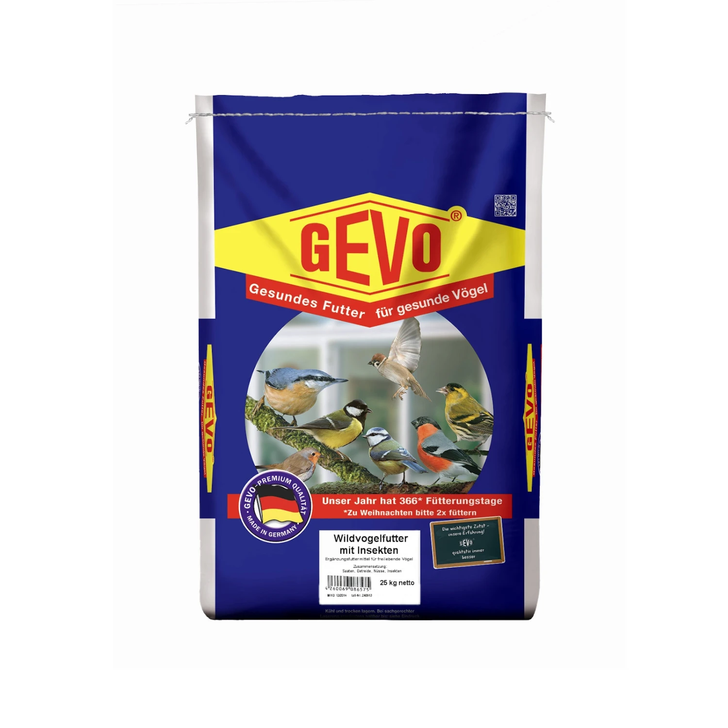 Gevo Wildvogelfutter Mit Insekten 25kg 2 Gevo Wildvogelfutter Mit Insekten 25kg – Bild 2