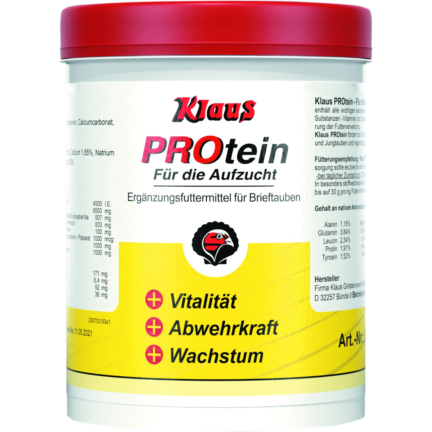 Klaus PROtein 400g 1 Klaus PROtein 400g