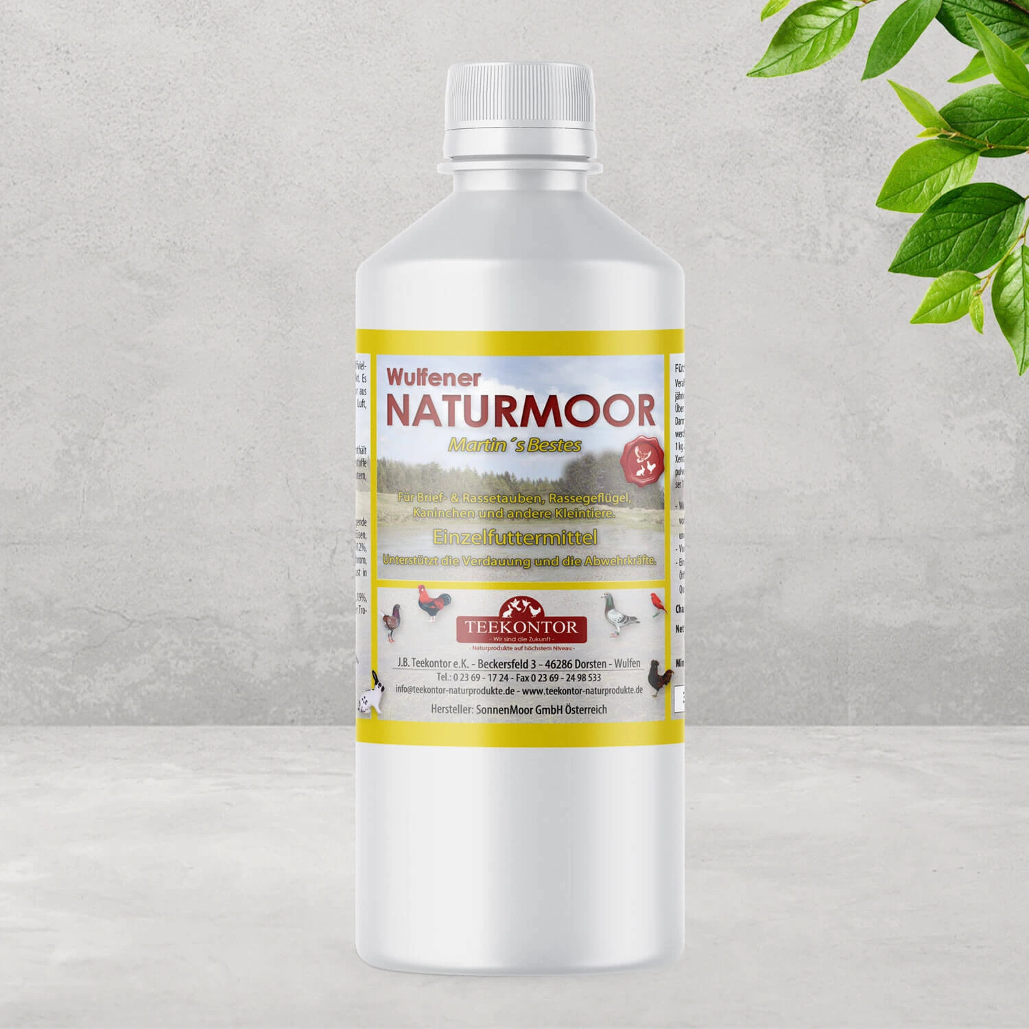 Teekontor Wulfener Naturmoor 1000ml 1 Teekontor Wulfener Naturmoor 1000ml